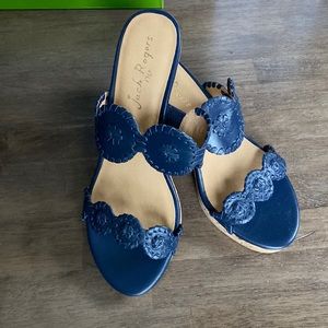 BRAND NEW! Jack Rogers Lauren Mid Wedge - Size 10